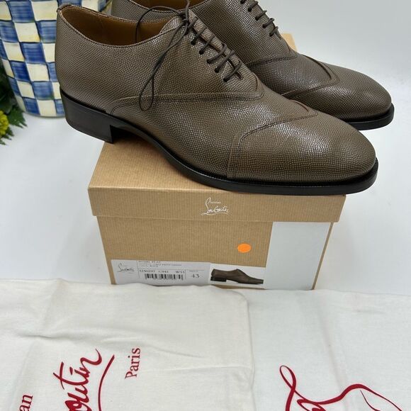 Men's Christian Louboutin boabi calf  Leather, Oxford, size 43 made in Italy - Picture 9 of 10